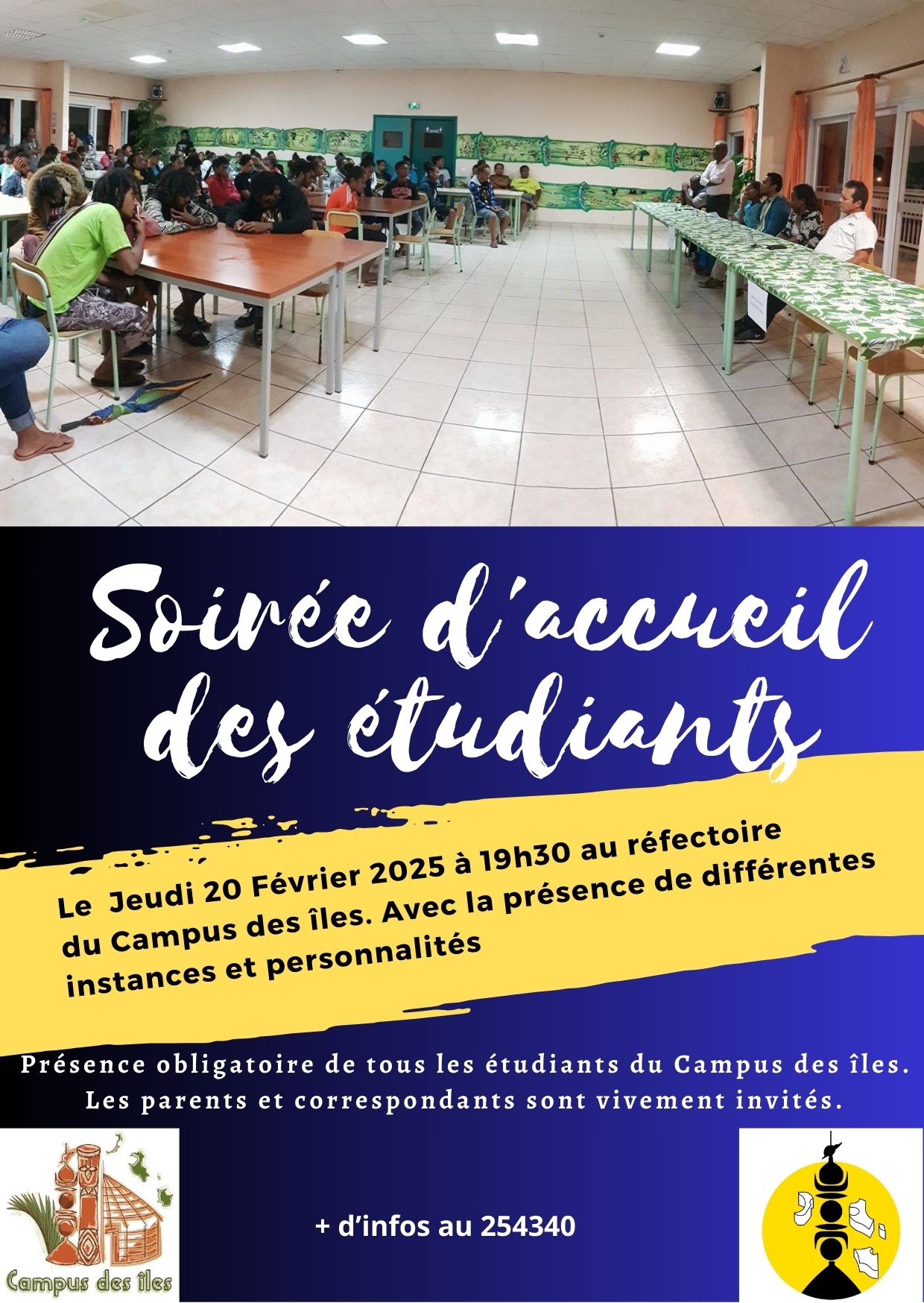 Soirée d'accueil campus des îles Loyauté