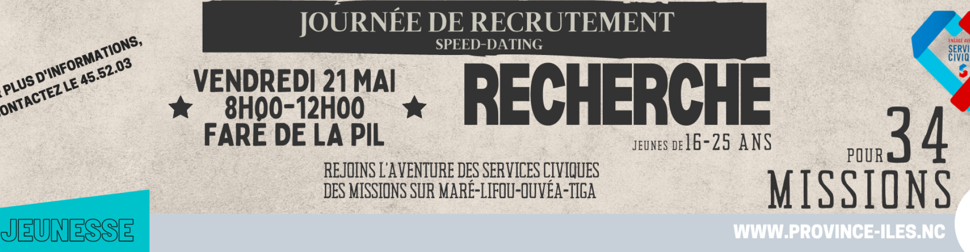 Bandeau service civique